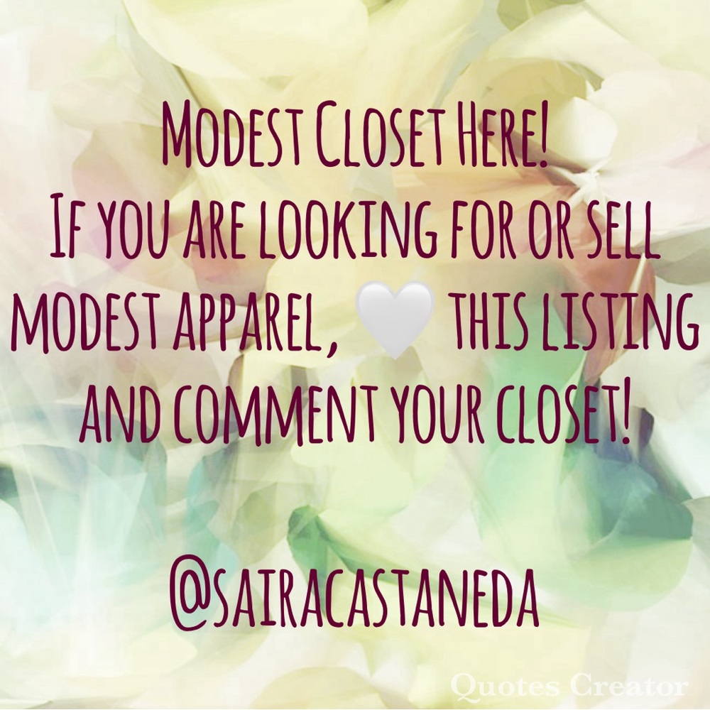 Modest Closets